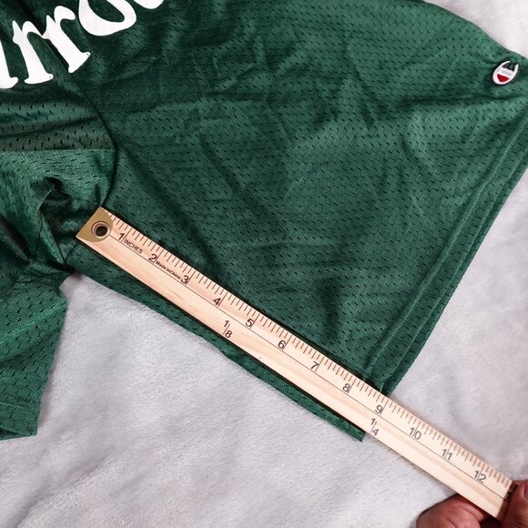 Anwar Carrots X Champion Mesh Shorts Mens Small 9” Drawstring Green - Picture 10 of 12